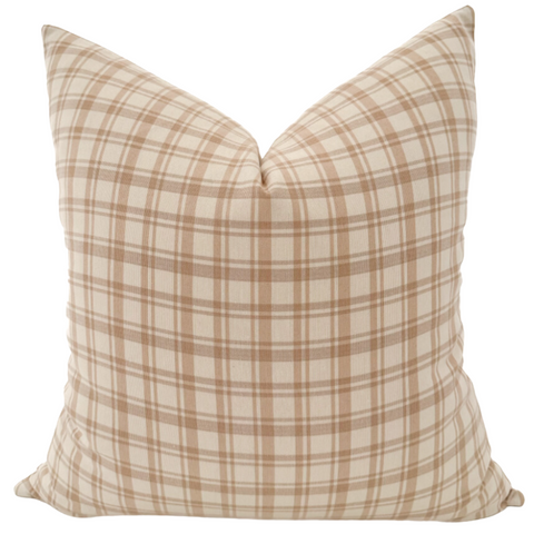 Cottage Plaid Pillow Cover