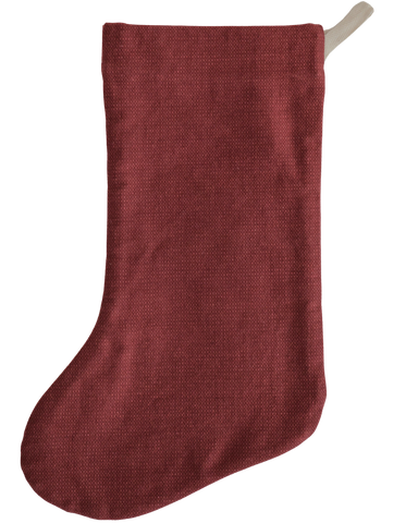 Cranberry | Boho Christmas Stocking