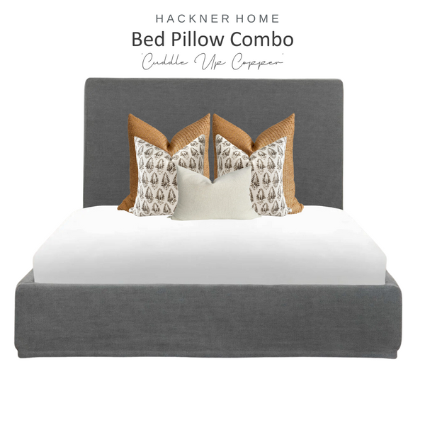 Bed Pillow Combo 'Cuddle Up Copper'