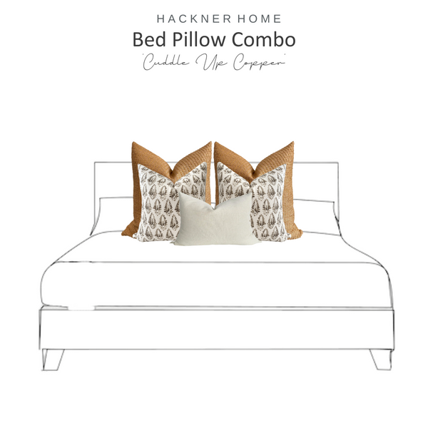 Bed Pillow Combo 'Cuddle Up Copper'