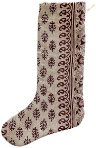 Cypress Floral Holiday Stocking