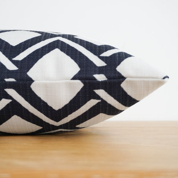 Geometric Blue Outdoor Pillow Cover