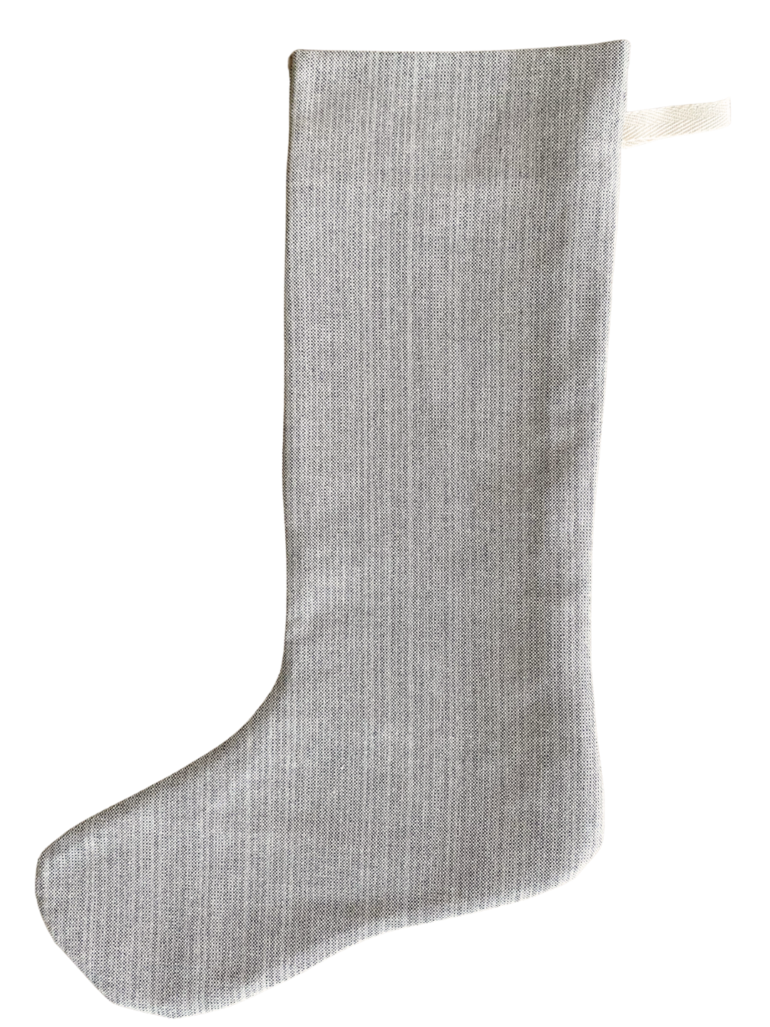 Gray | Minimal Christmas Stocking