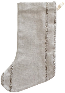 Hay Sack Linen | Boho Stocking