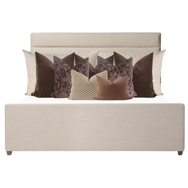 Bed Pillow Combo 'Heritage Prune'