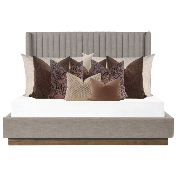 Bed Pillow Combo 'Heritage Prune'
