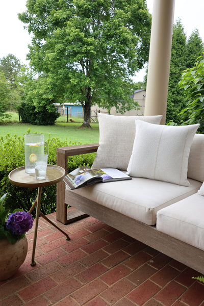 Cozy Ivory Indoor/Outdoor Pillow Cover