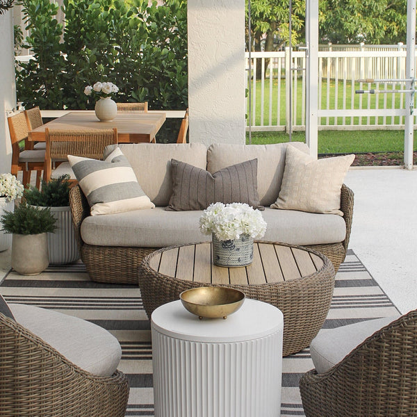 Creamy Indoor/Outdoor Pillow Cover