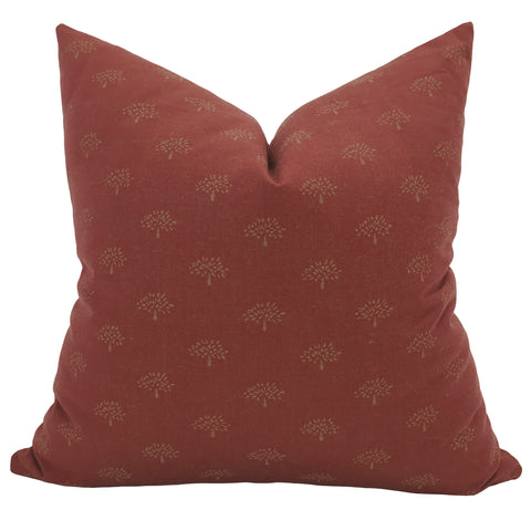 Vintage Red Pillow Cover