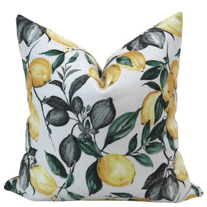 Lemons Indoor/Outdoor Pillow Cover