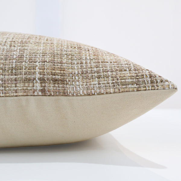 Veiling Tan Pillow Cover