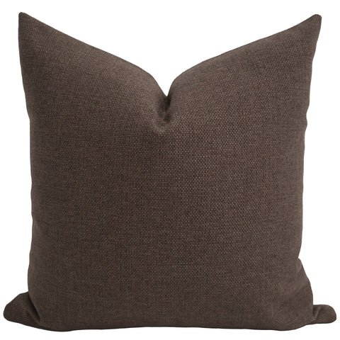 Dark Brown Outdoor Pillow Cover