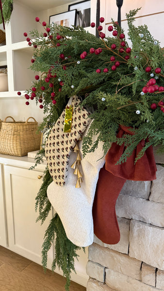 Ruffle Cuff Velvet Heritage Christmas Stocking