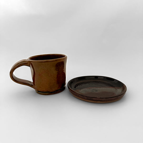 Stoneware Mug & Saucer ART.01