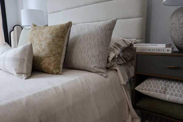 Natural Elegance Taupe Pillow Cover