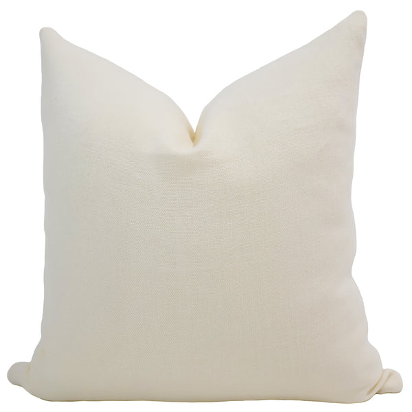 Washed Oyster Linen Pillow Cover