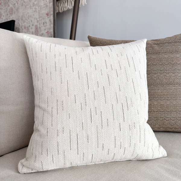 Cotton Threads | White Pillow Cover
