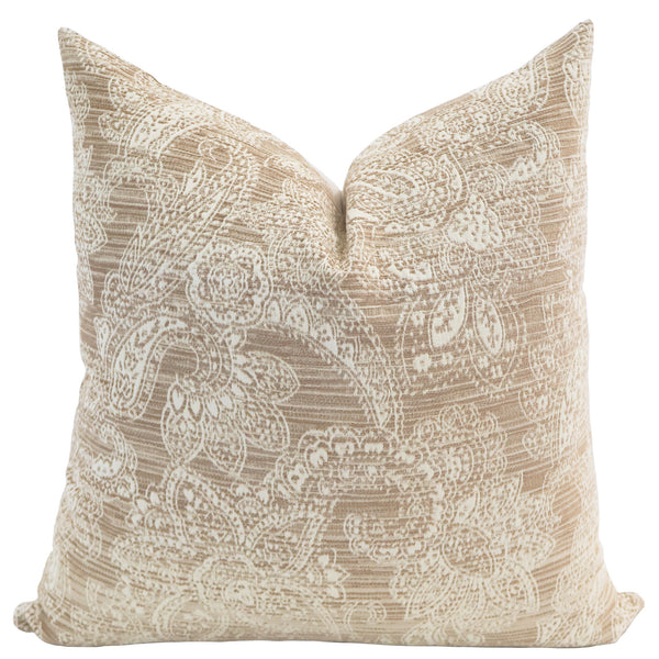 Paisley Sand Pillow Cover