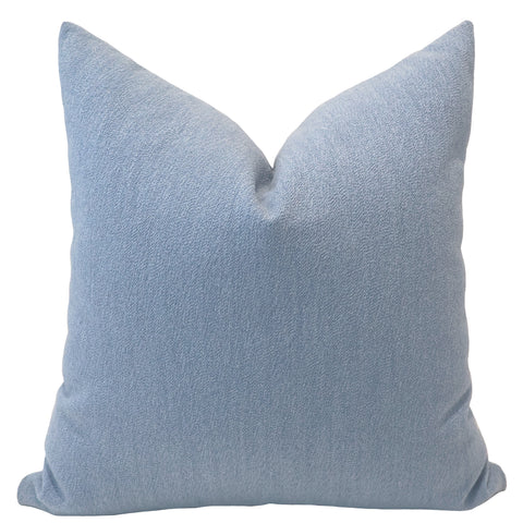 Light Blue Outdoor Pillow Cover