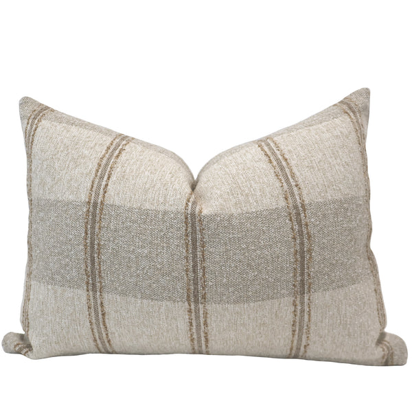 Mesa Stripe | Wheat Pillow Cover