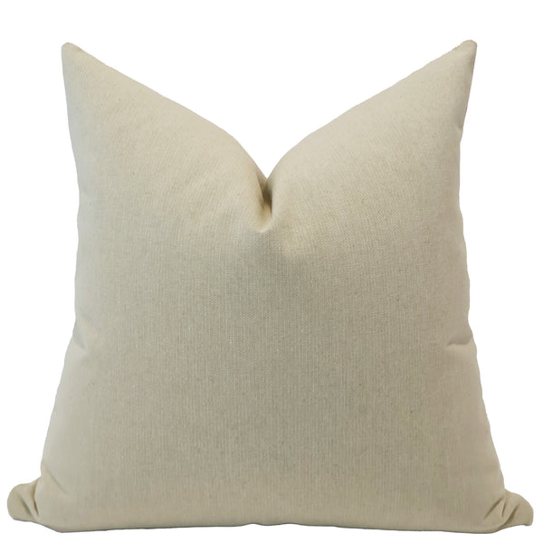 Solid Canvas | Tan Pillow Cover