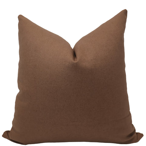 Fired Red Linen Pillow Cover