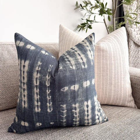 Hello Indigo Pillow Cover (ON THE SHELF)