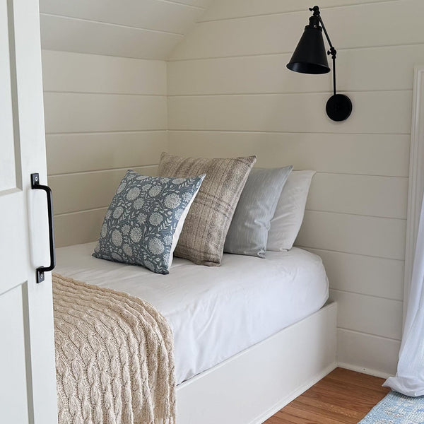 Pastel Blue Pillow Cover