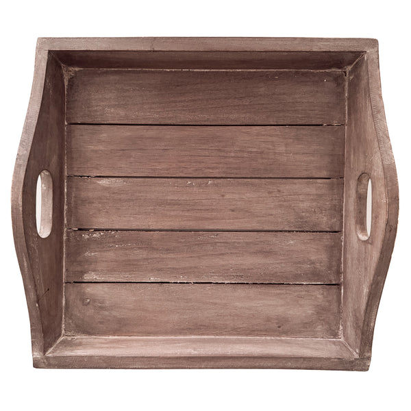 Gift Bundle 'Wooden Serving Tray, Bowl Cozy Set of 6, & Mini Clay Teapot