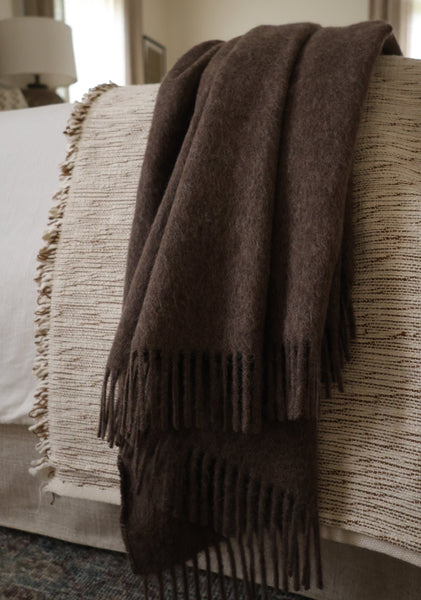 Alpaca Throw | Brown