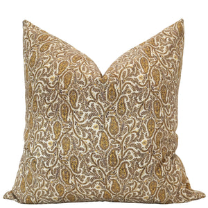 Fall Paisley Pillow Cover
