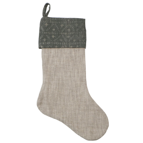 Sage Vintage Holiday Stocking NLS.XIIII