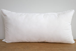 12"x24" Synthetic Down Alternative Pillow Insert