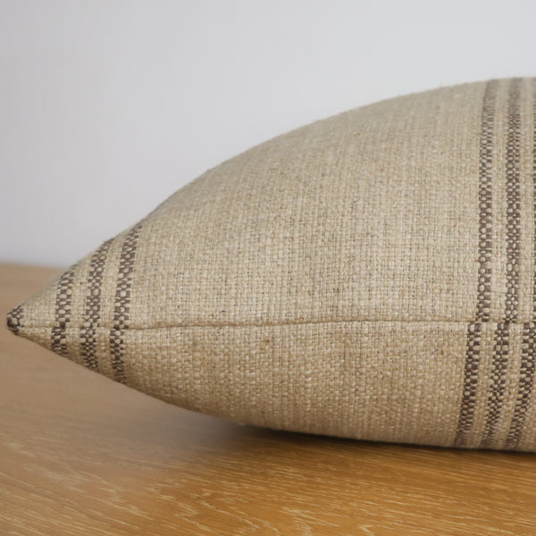 French Vintage Grain Sack Pillow Cover