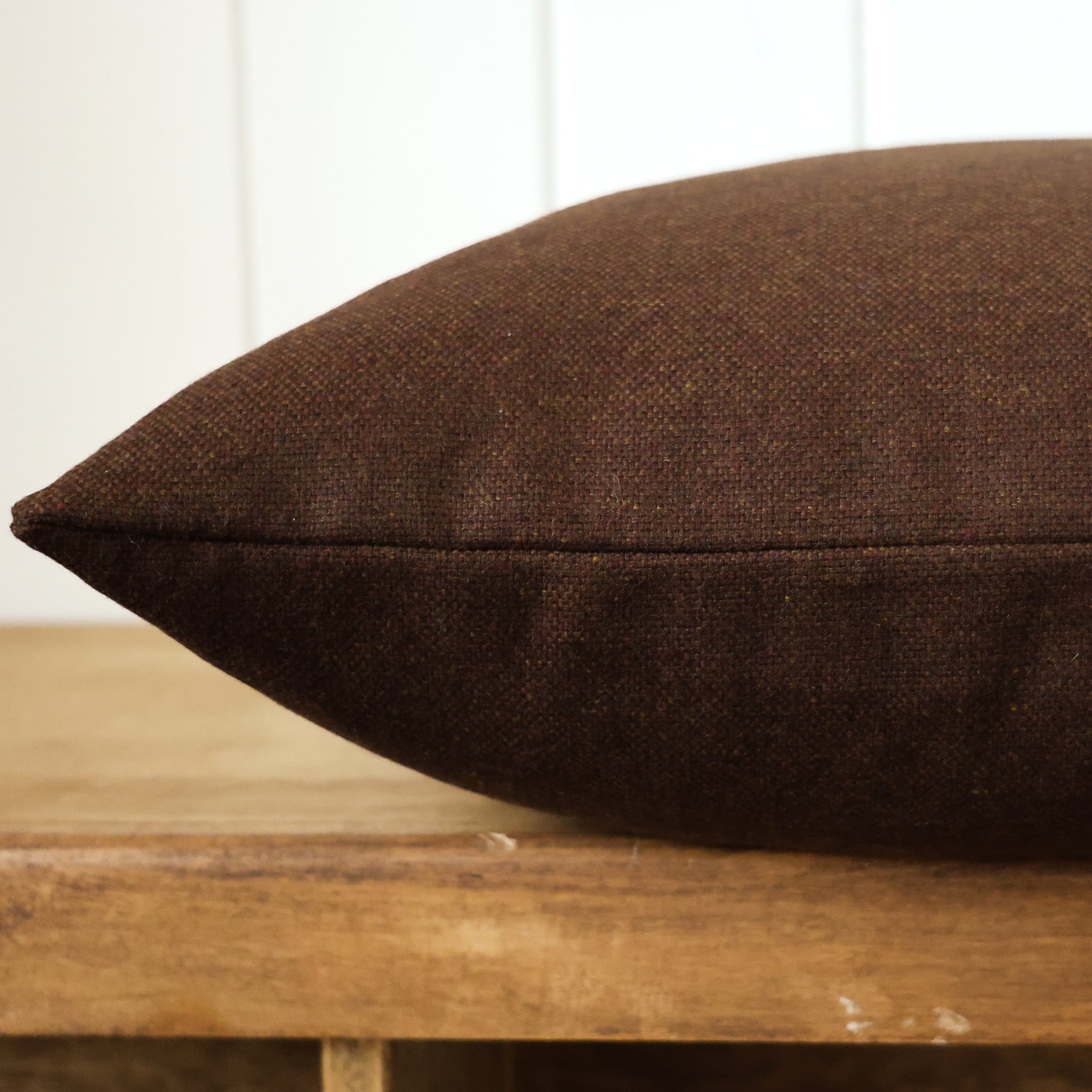 Pumpernickel Wool Pillow Cover