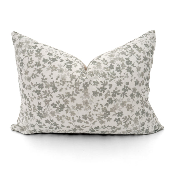 Softly Sage Block Print Pillow Cover