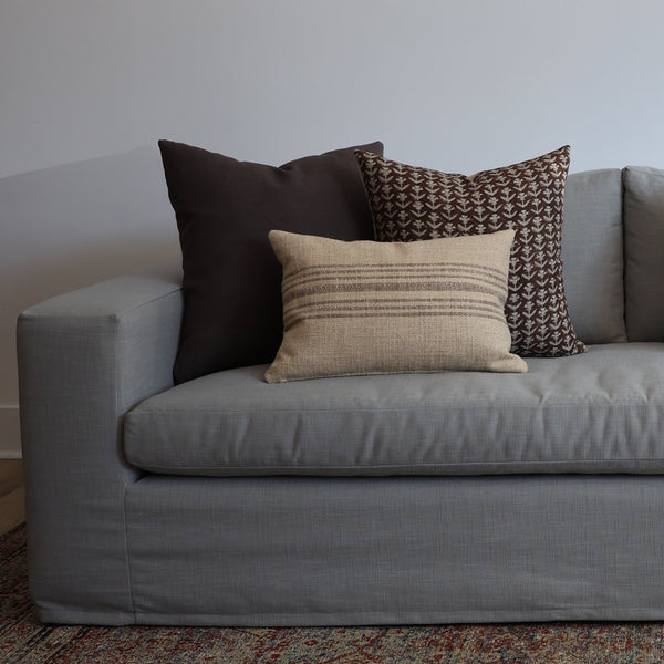 French Vintage Grain Sack Pillow Cover