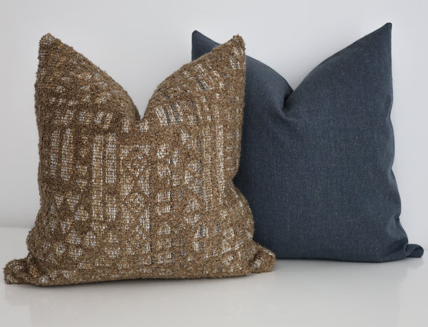 Basin | Brown Pillow Cover