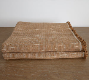 Loomed Weighted  Blanket |Rust