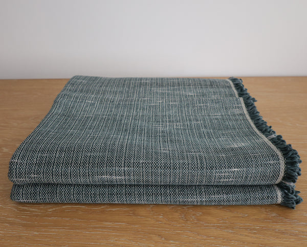 Loomed Weighted  Blanket | Deep Blue