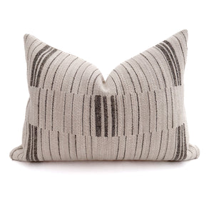 Offset Gray Pillow Cover (ON THE SHELF)