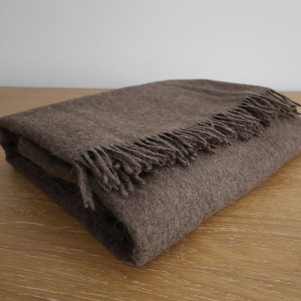 Alpaca Throw | Brown