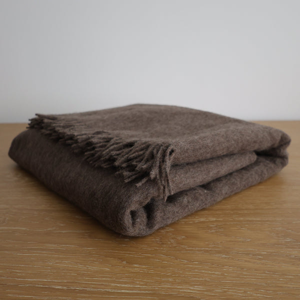 Alpaca Throw | Brown