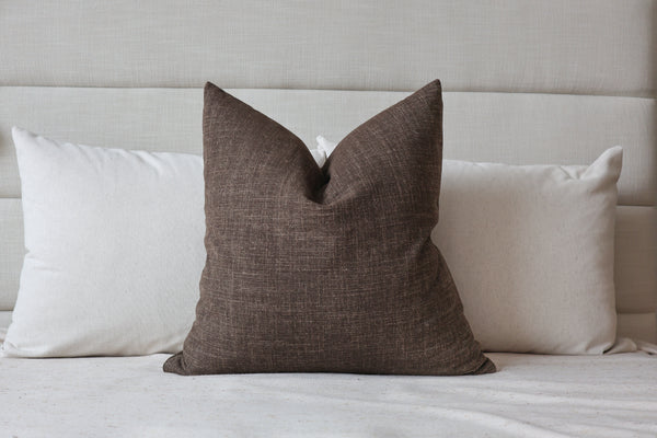 Chestnut Brown Pillow Cover