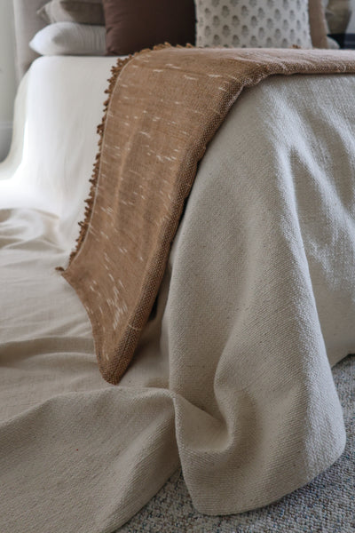 Loomed Weighted Blanket | Ecru