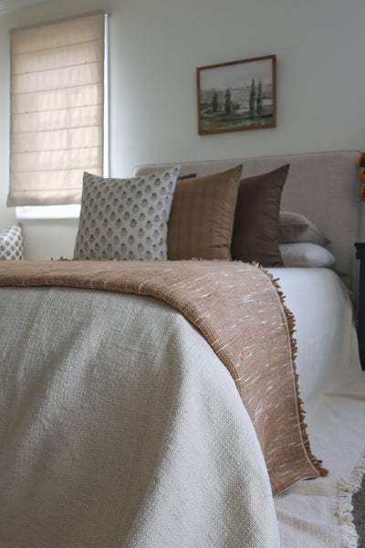 Loomed Weighted Blanket | Ecru