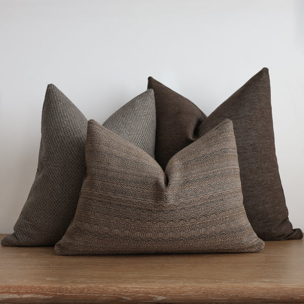 Bark Brown Pillow Cover