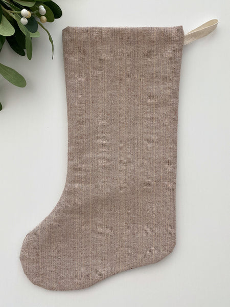 Canyon Red | Boho Christmas Stocking