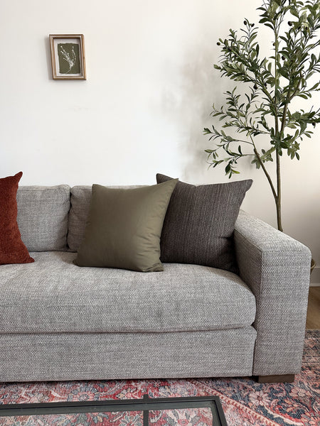 Liman | Olive Drab Pillow Cover