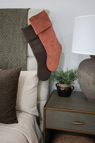 Gala Red Velvet Christmas Stocking | Heritage Design